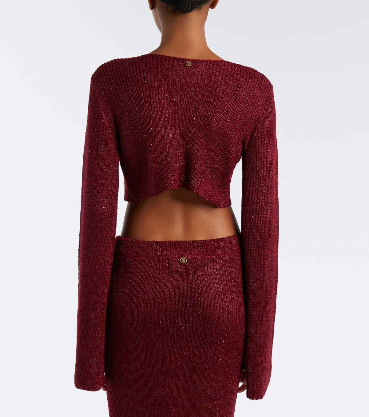 Bananhot Alma cropped sequined cardigan