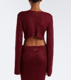 Bananhot Alma cropped sequined cardigan