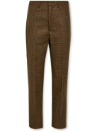 Tod's - Houndstooth Shetland Wool Trousers - Brown