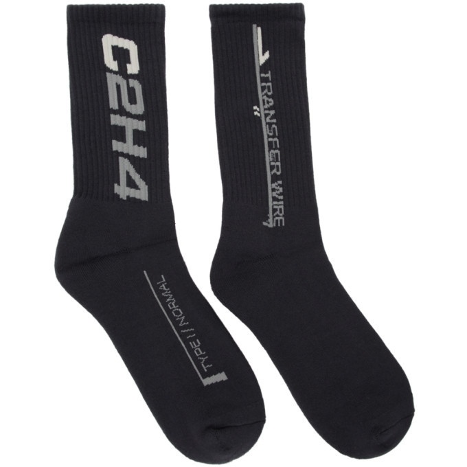 Photo: C2H4 Grey Logo Socks