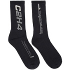 C2H4 Grey Logo Socks