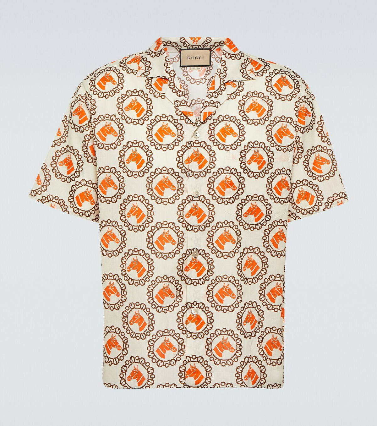 Gucci - Forest printed bowling shirt Gucci