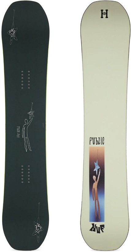 Photo: PUBLIC Snowboards Gray HUF Edition Public Display Snowboard, 153