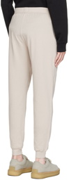 Boss Beige Embroidered Lounge Pants