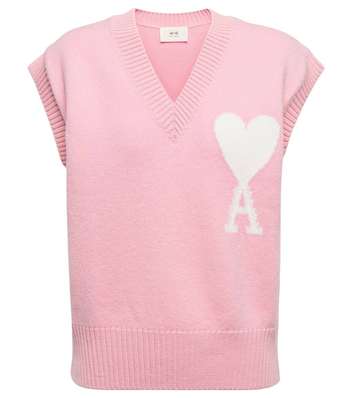 Photo: Ami Paris Ami de Cœur wool vest