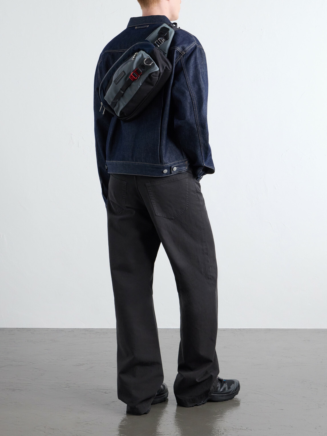 Master-Piece - Leather-Trimmed CORDURA® Twill Belt Bag