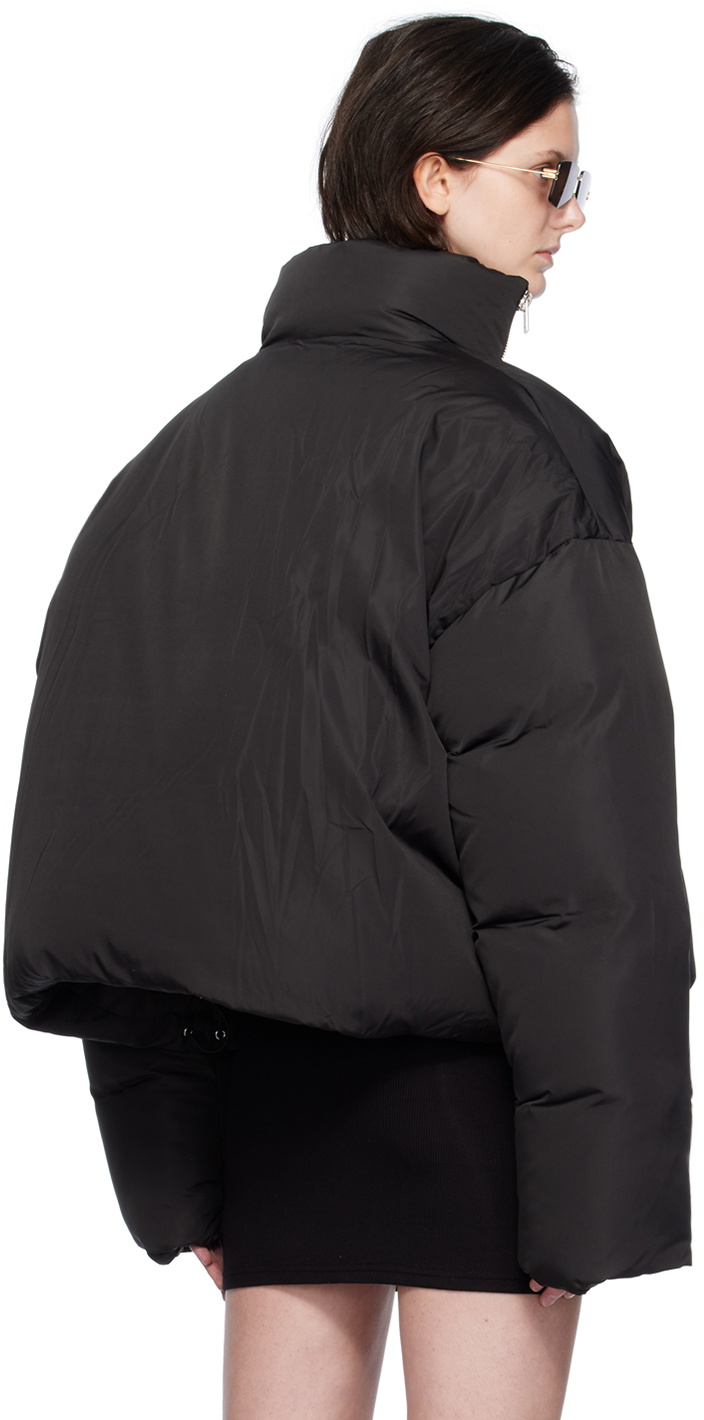 HELIOT EMIL Black Zip Down Jacket