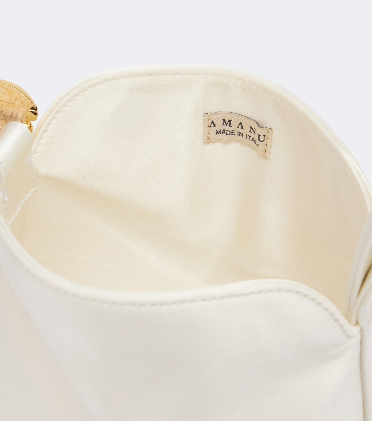 Amanu Zambia Mini satin top-handle bag