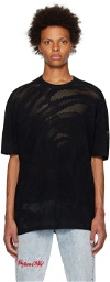 RtA Black Oversized T-Shirt