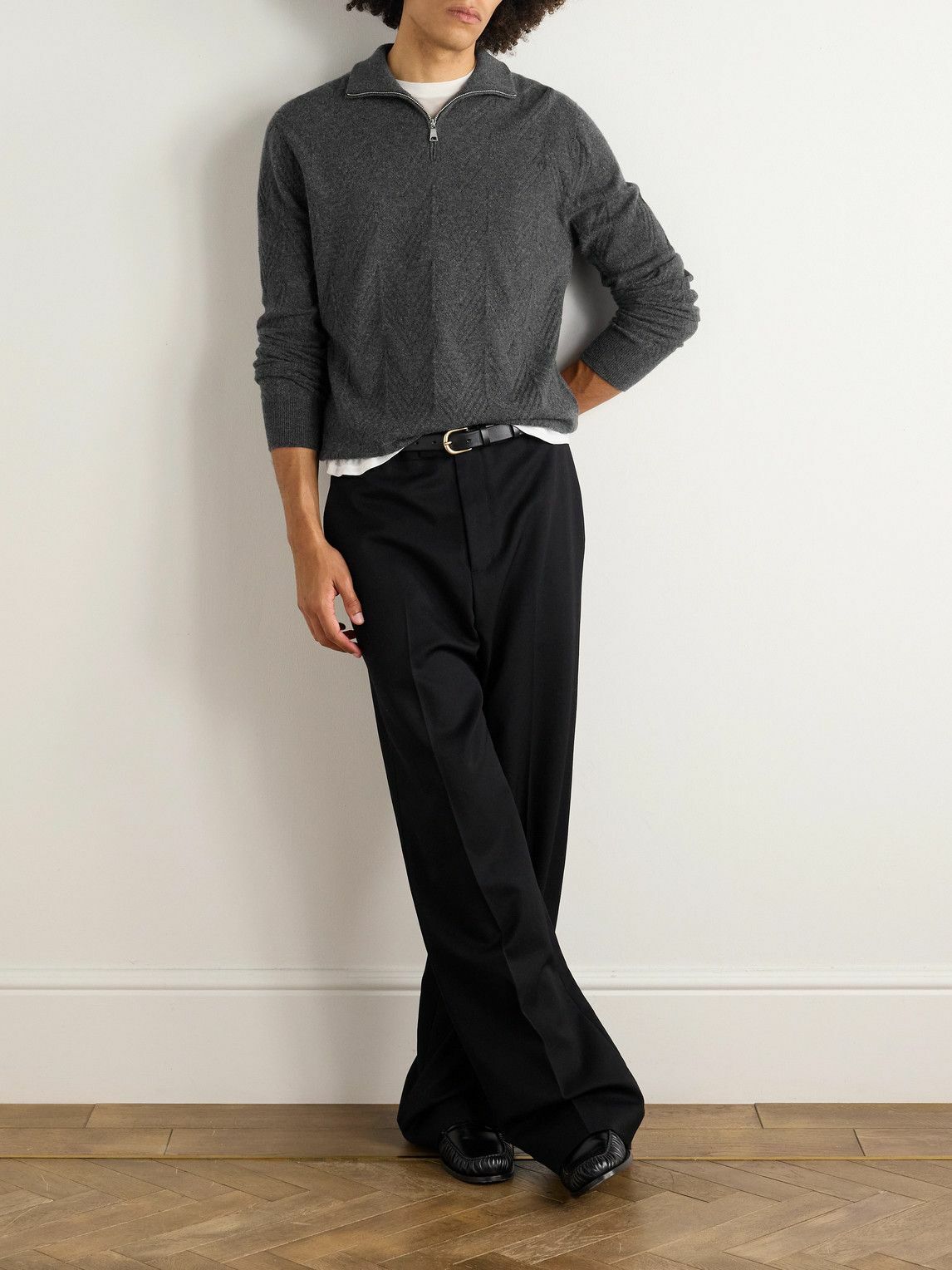 Missoni - Cashmere Half-Zip Sweater - Gray