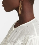Isabel Marant Embellished drop earrings