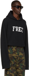 Balenciaga Black 'Free' No Rib Hoodie