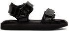 Officine Creative Black IOS 002 Sandals