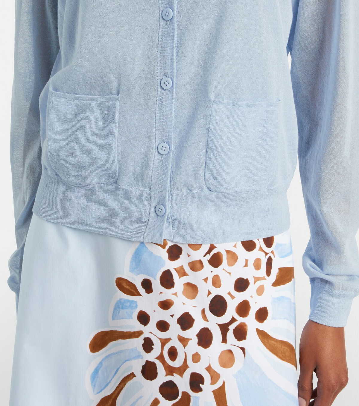 Dorothee Schumacher Summer semi-sheer cotton-blend cardigan