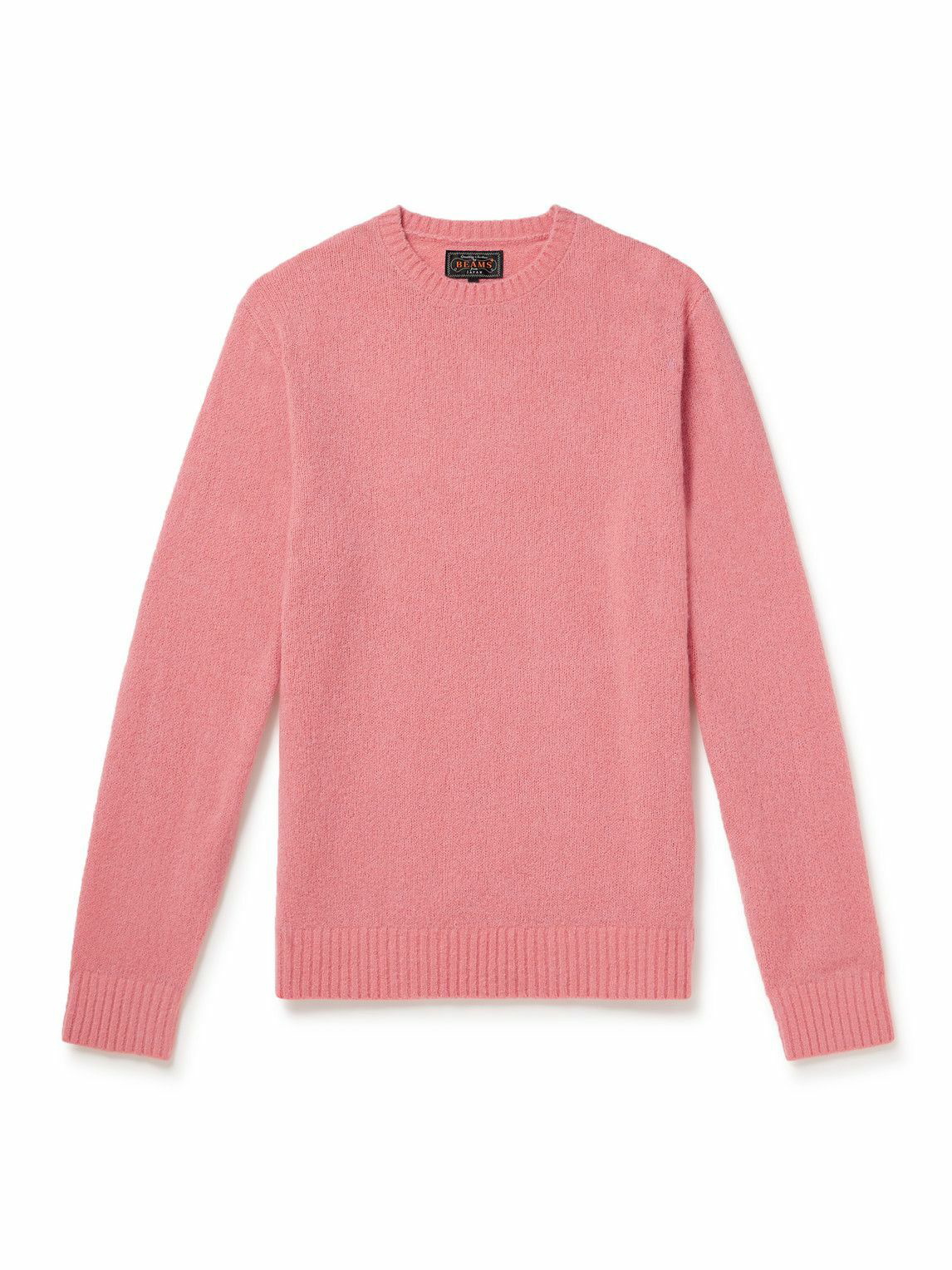 Photo: Beams Plus - Cashmere and Silk-Blend Sweater - Pink