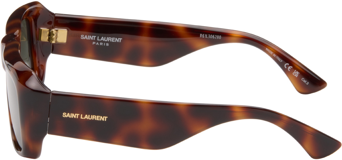 Saint Laurent Brown SL 869 Logo Sunglasses