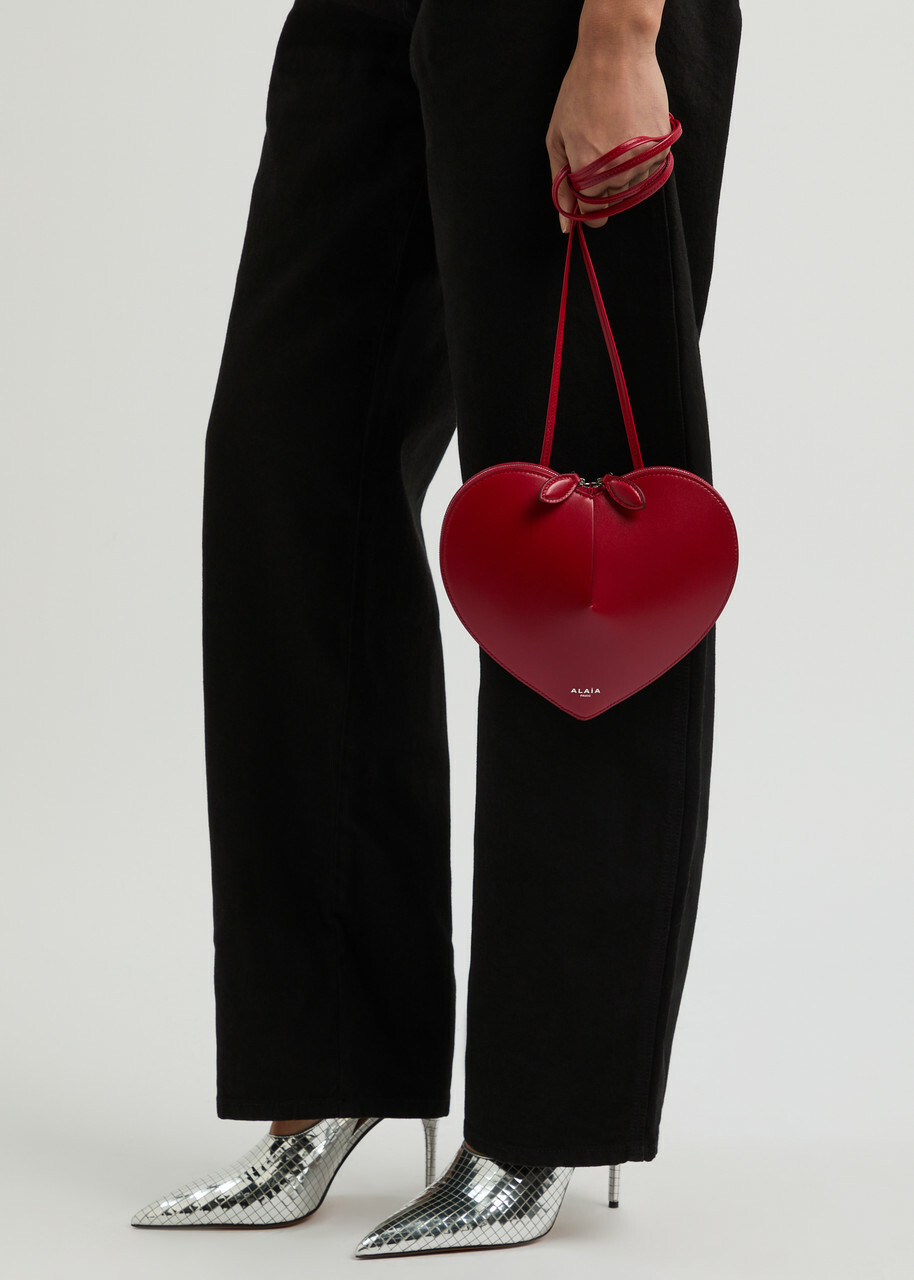 Alaïa Le Coeur Leather Cross-body bag - Red - One Size