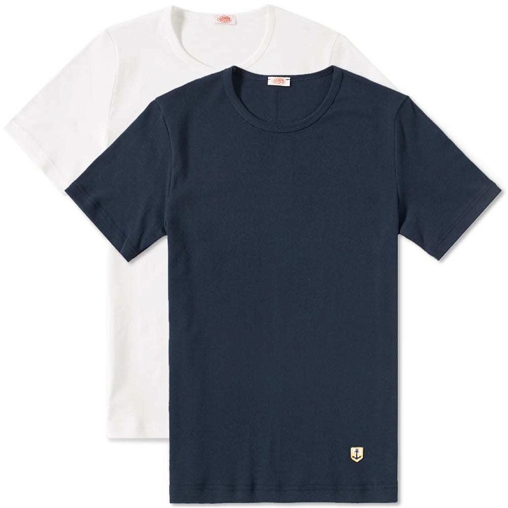 Photo: Armor-Lux Basic Tee - 2 Pack White