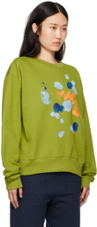 Marni Green Printed Sweatshirt