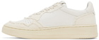 AUTRY Off-White Medalist Low Sneakers