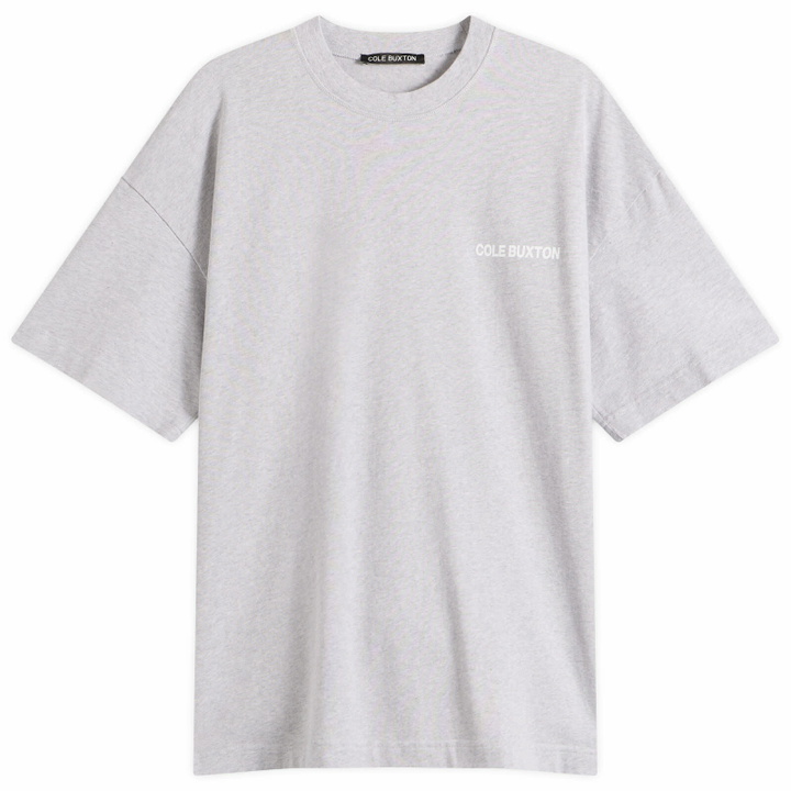Photo: Cole Buxton Men's CB Sportswear T-Shirt in Light Grey Marl