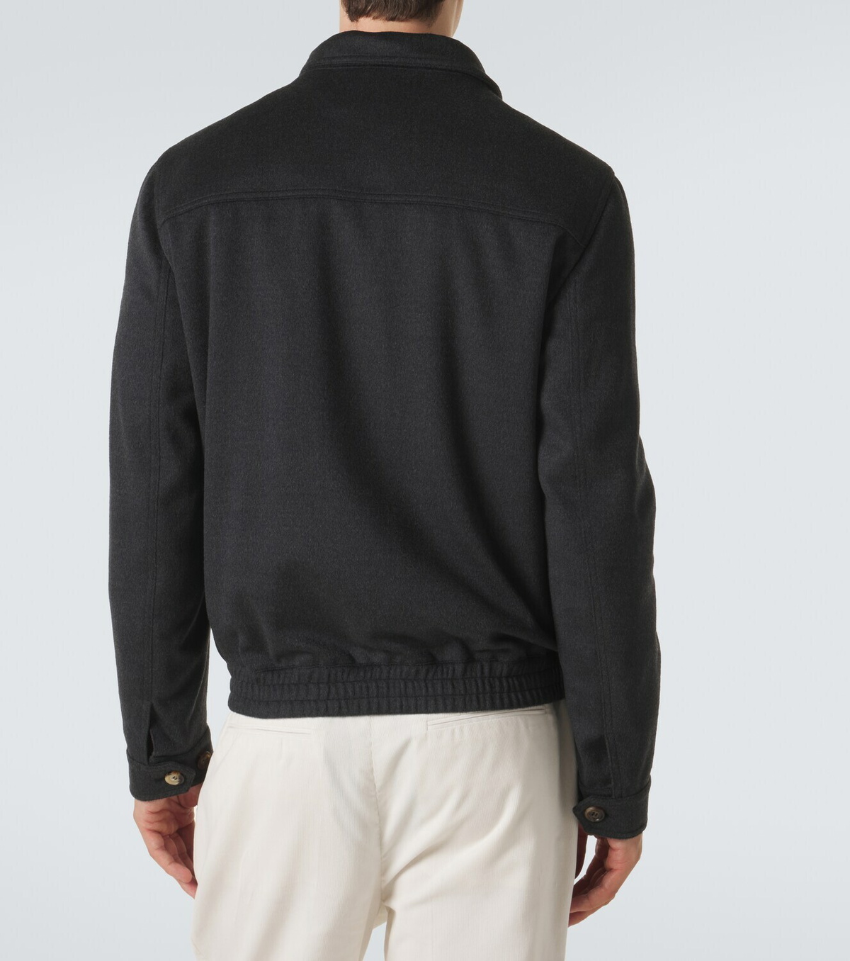 Brunello Cucinelli Virgin wool blouson jacket