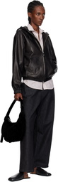 Nothing Written Black Ht Suede Shoulder Bag