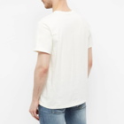 Nudie Jeans Co Men's Nudie Roy Logo T-Shirt in Off White