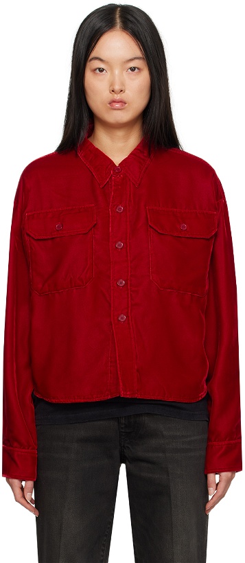 Photo: R13 Red CPO Jacket