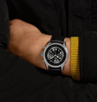 Montblanc - Summit 2 42mm Stainless Steel and Leather Smart Watch, Ref. No. 119440 - Black