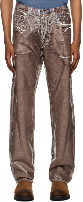 Photo: Diesel Brown 2010 D-Macs Straight Jeans