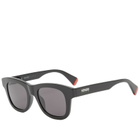 Kenzo Eyewear Women's AKA Sunglasses in Shiny Black/Smoke