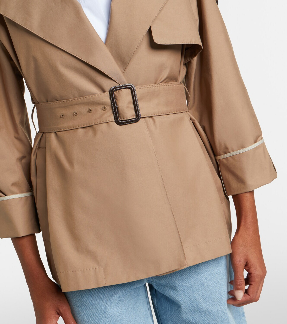 Max Mara Clara cotton-blend gabardine trench coat