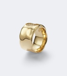 Suzanne Kalan Milli 18kt gold ring with diamonds