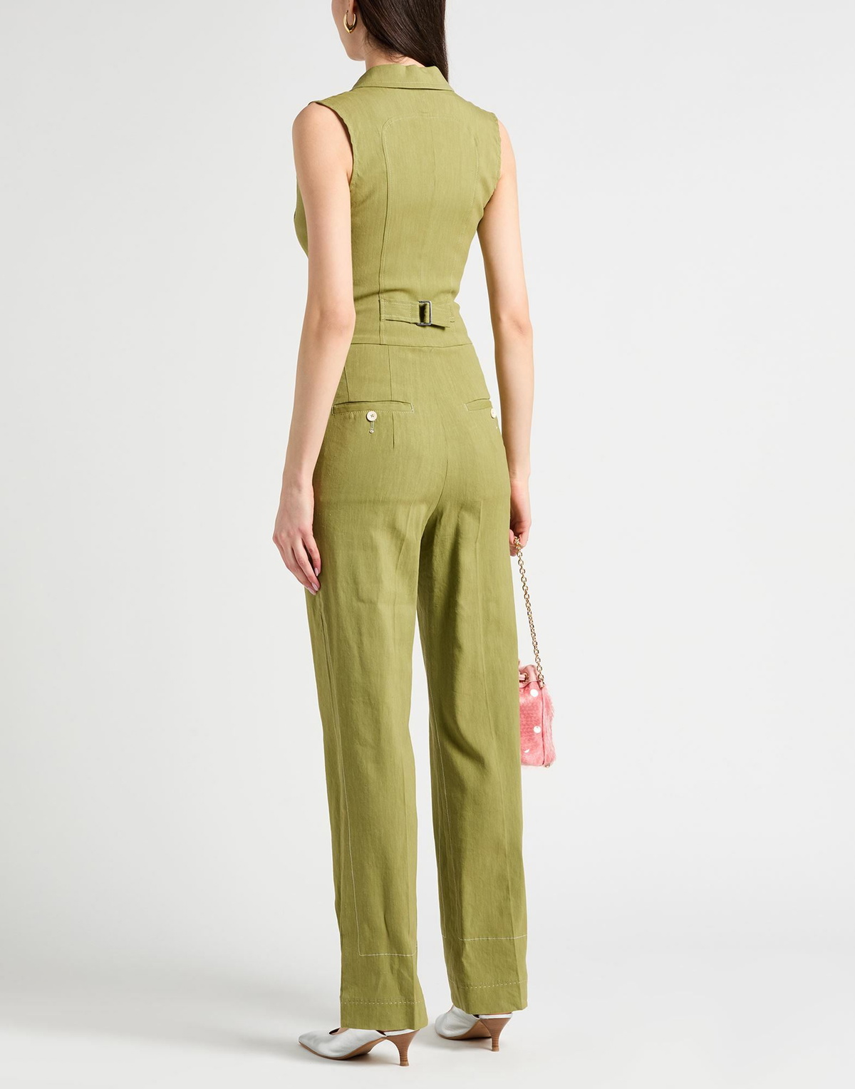 High Womens Jumpsuit in Sage green