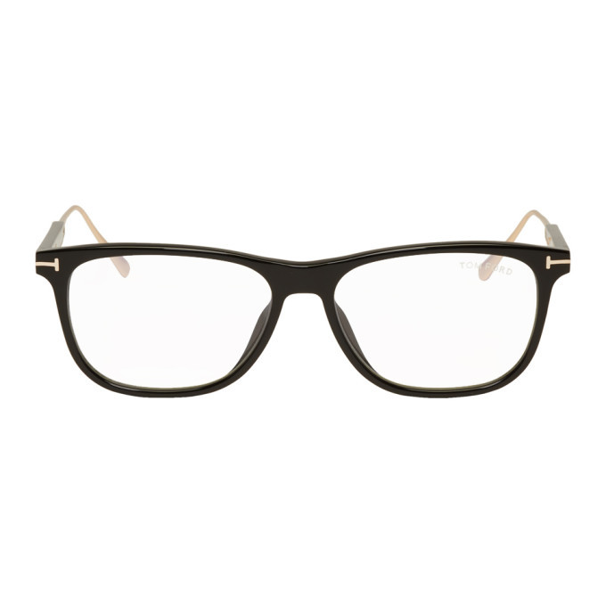 Photo: Tom Ford Black Blue Block Soft Square Glasses