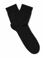 Falke - Airport City Virgin Wool-Blend Socks - Black