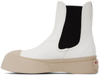 Marni White Pablo Chelsea Boots