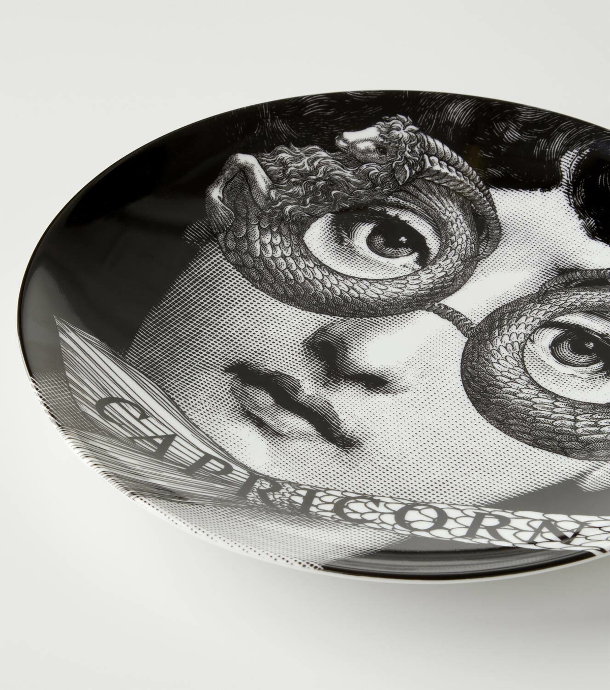 Fornasetti Tema e Variazioni N.357 Capricorn wall plate