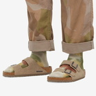 Birkenstock Men's Arizona BS in Grey Taupe Desert Dust