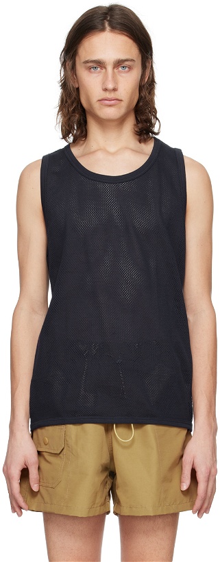 Photo: Howlin' Navy Mesh Adults Only Tank Top