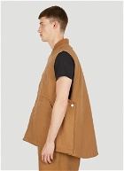 Antique Dealer X Classic Sleeveless Jacket in Brown