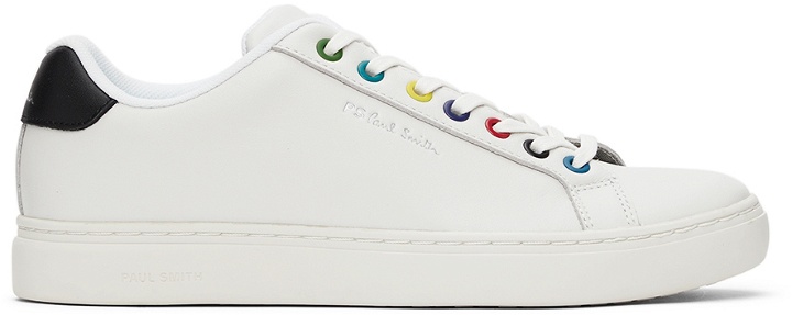 Photo: PS by Paul Smith White & Multicolor Rex Low Sneakers