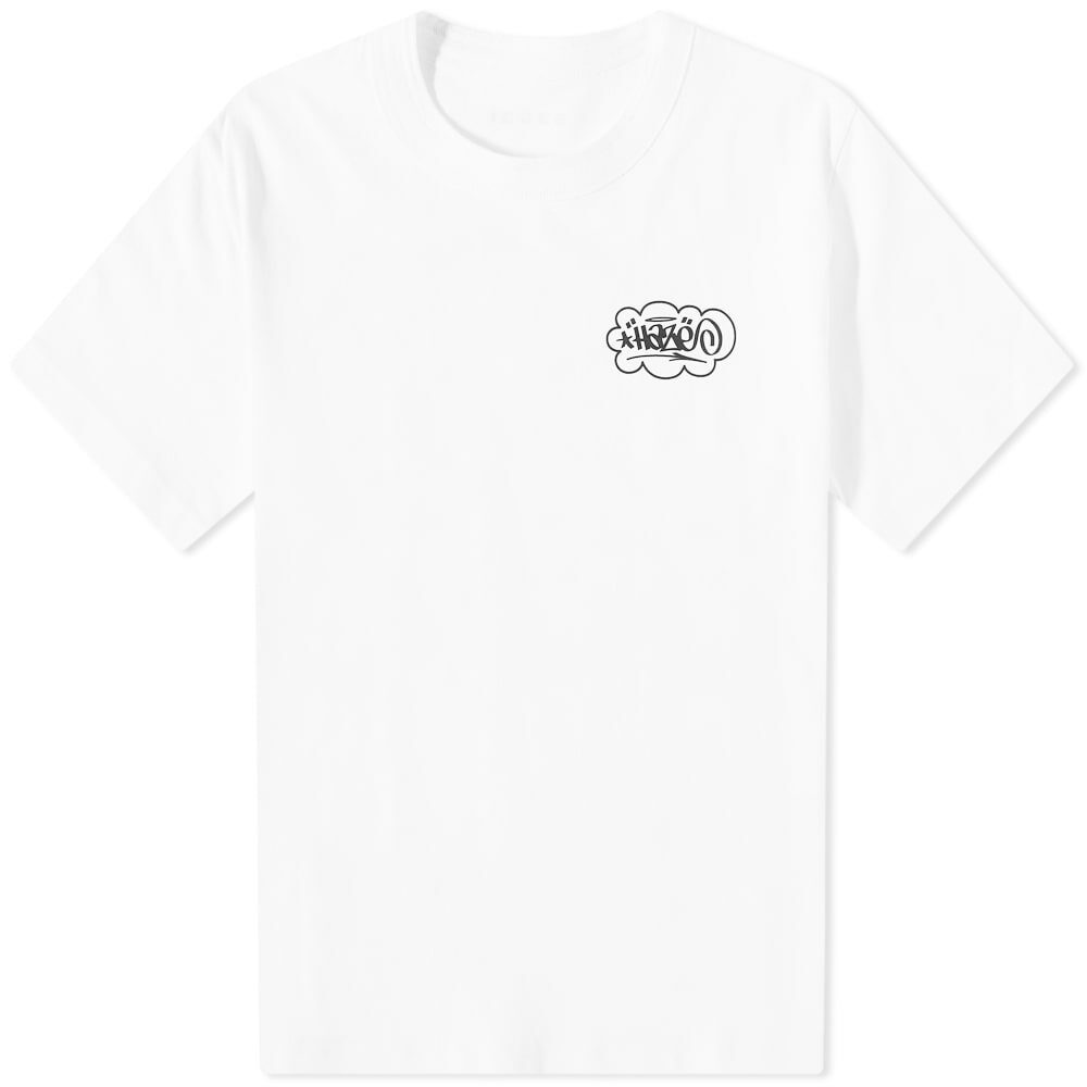 Sacai x Eric Haze Circle Star T-Shirt in White Sacai