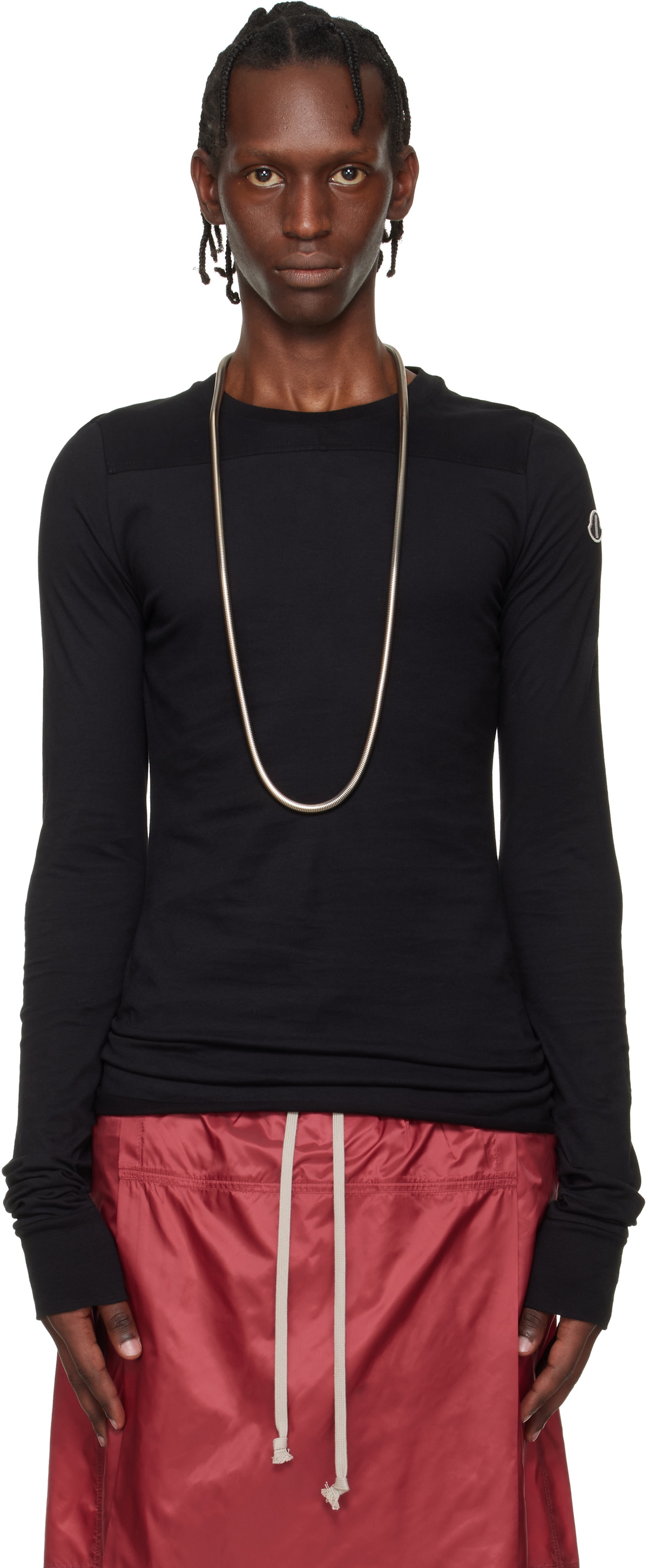 トップス Rick Owens Dylan sleeve T Rick Owens Dylan T-Shirt | Black | SVD USA