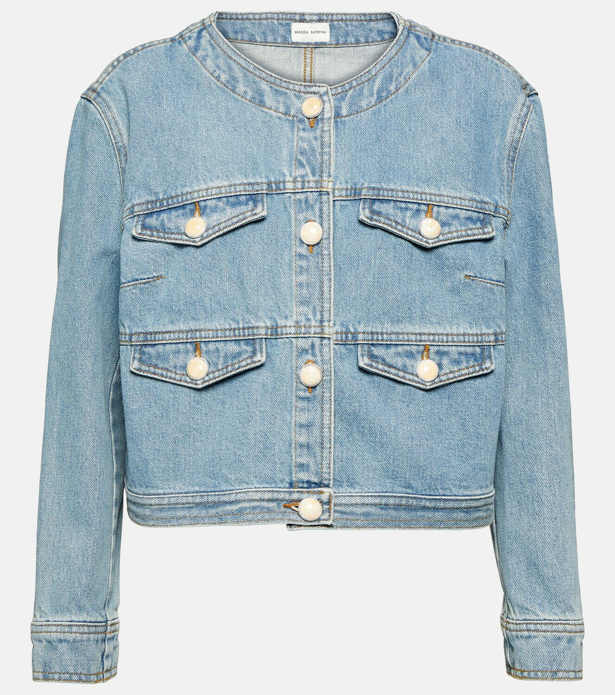 Magda Butrym - Cropped denim jacket