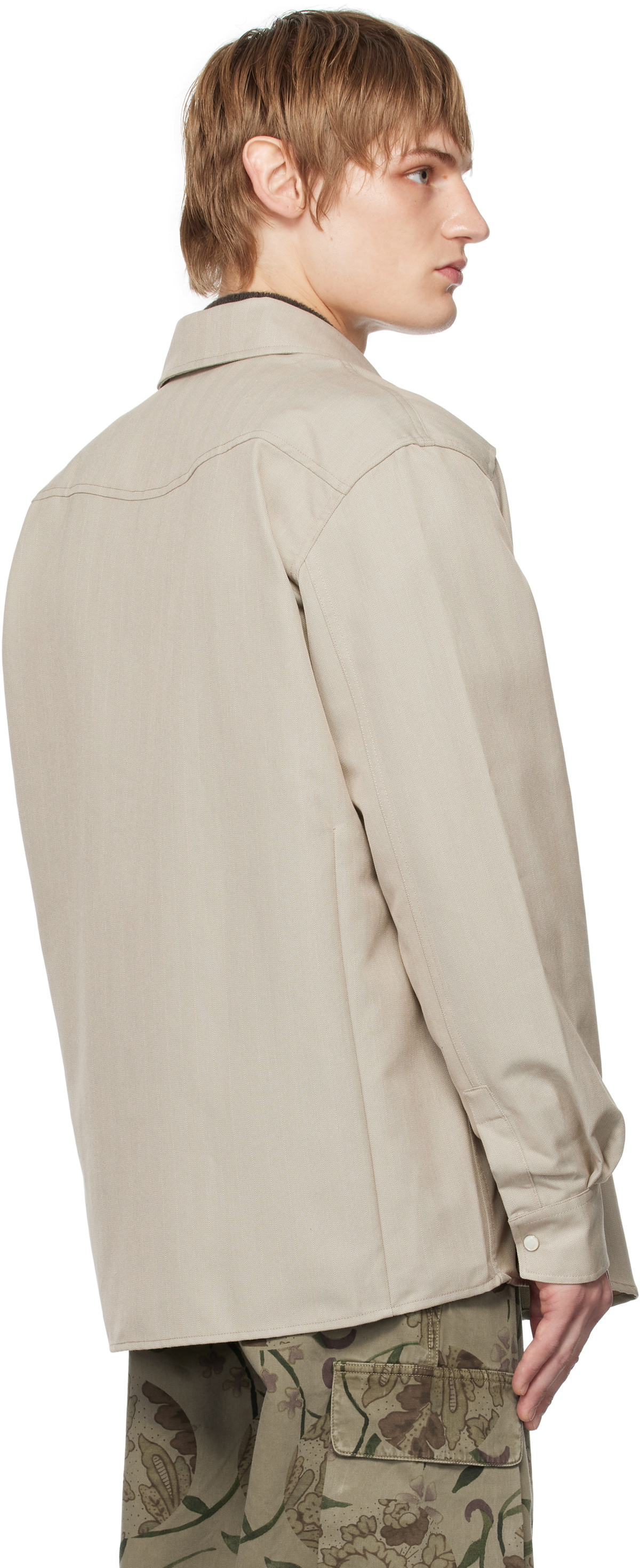 OUR LEGACY Beige Frontier Shirt Our Legacy