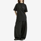 Needles Women's Mock Neck T-Shirt in Black