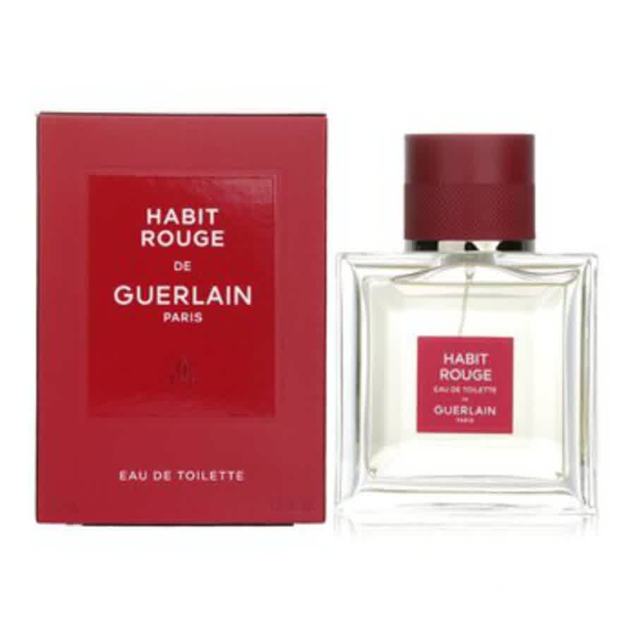Guerlain Mens Habit Rouge EDT Spray 1.6 oz Fragrances 3346470304819