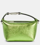 Eéra Moonbag metallic leather clutch
